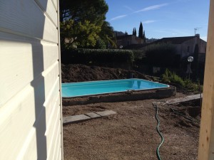 piscine maison bois Mougins