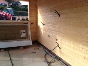 électricité maison bois