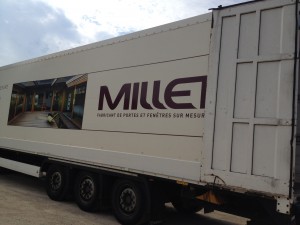 transport menuiseries