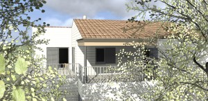 Gvue 3D maison bois massif