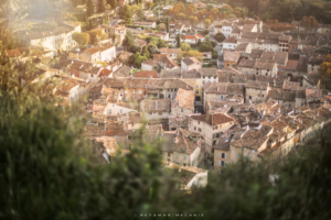 Cotignac dans le Var vue panoramique