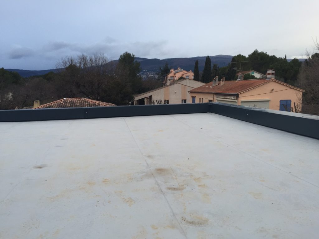 Etanchéité membrane PVC toit terrasse à Mouans Sartoux ( 06 )