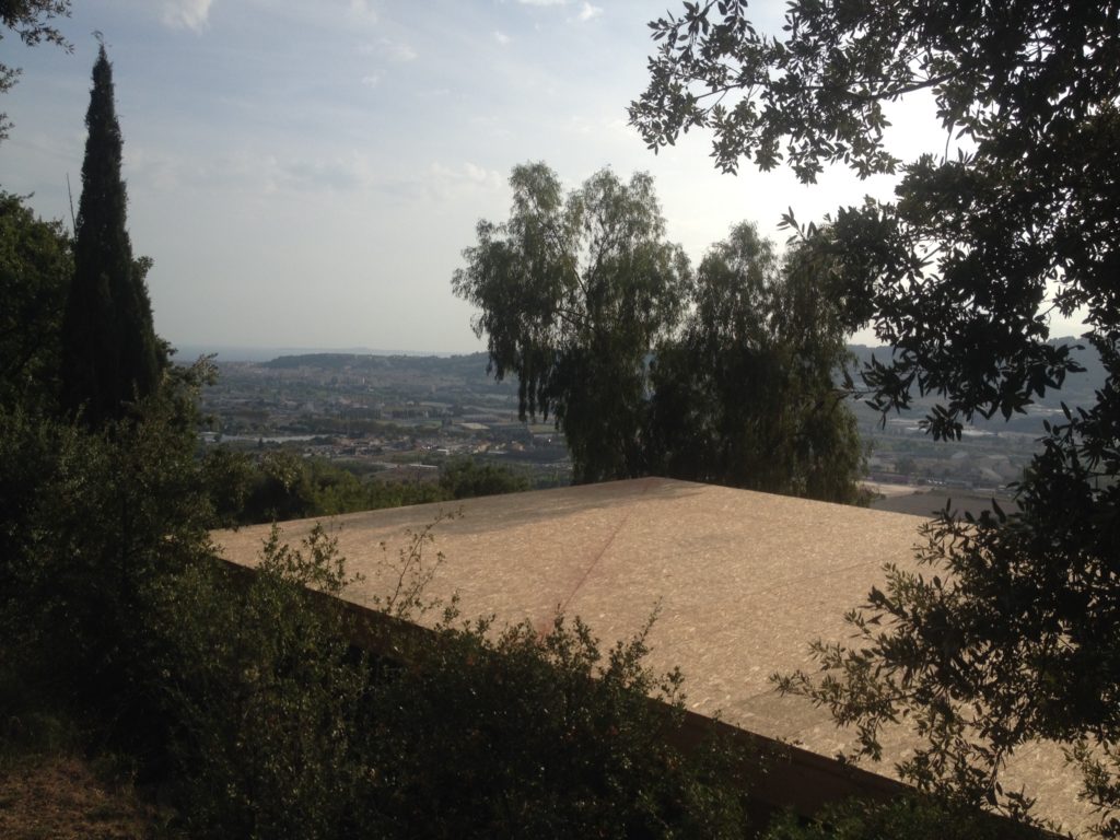 structure d'un toit terrasse sur une maison ossature bois à Nice