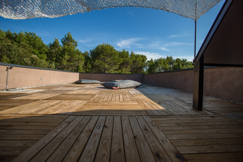 Toiture terrasse accessible à Ponteves