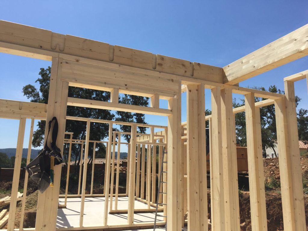 construction d'une maison bois dans le Var