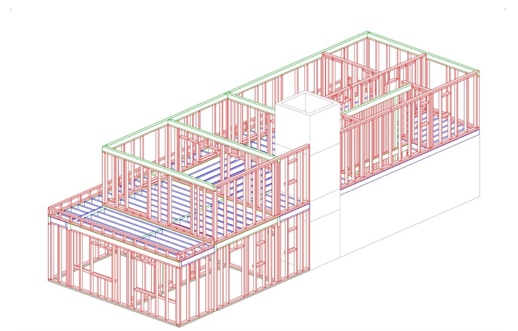 fichier 3D IFC ossature bois